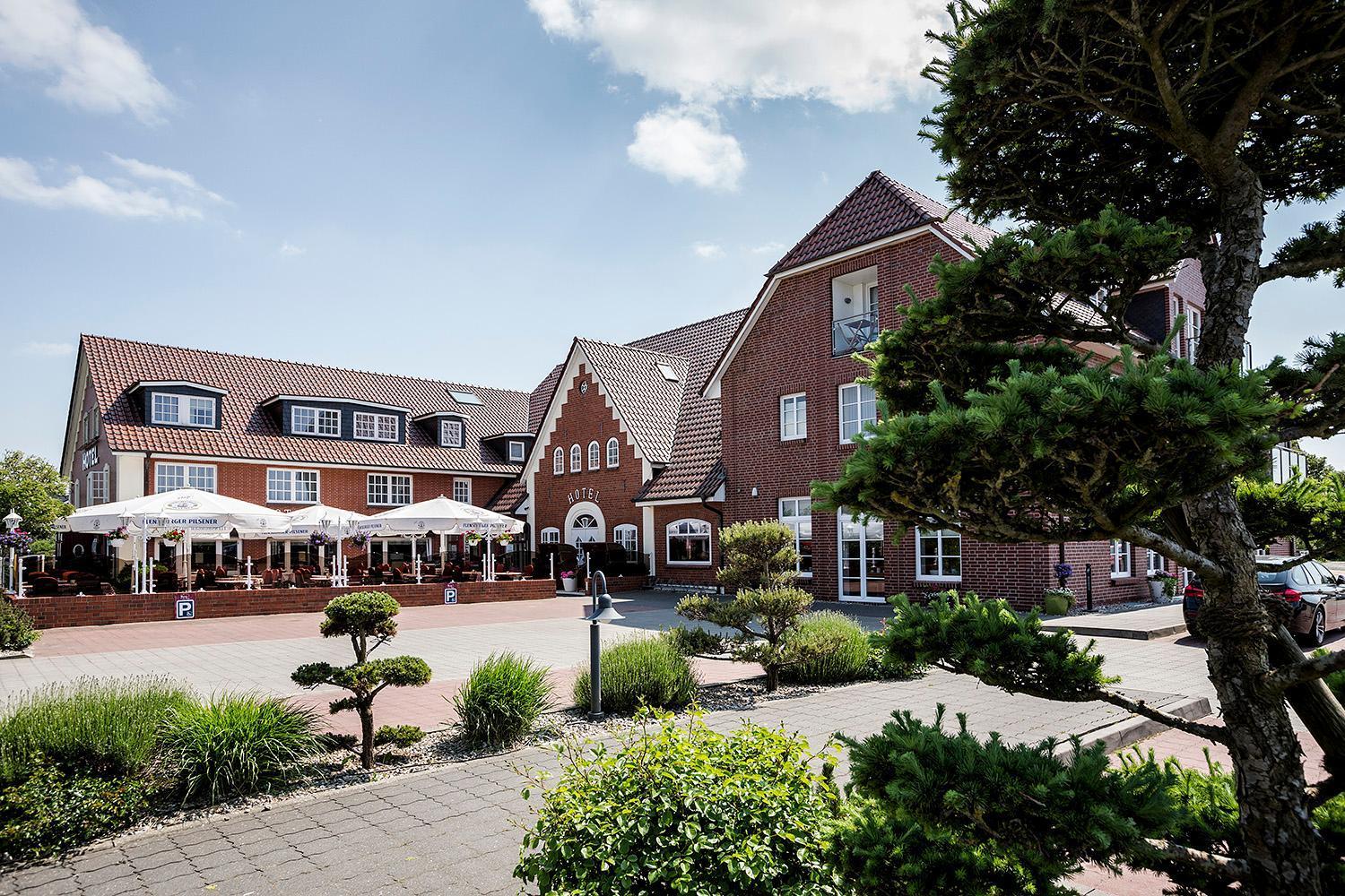 Hotel Neuwarft Altbau Dagebüll Exteriör bild